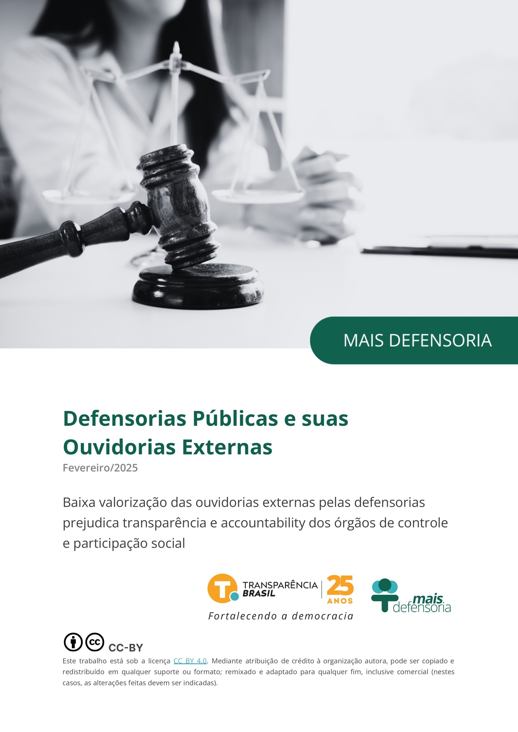 Defensorias públicas e suas ouvidorias externas