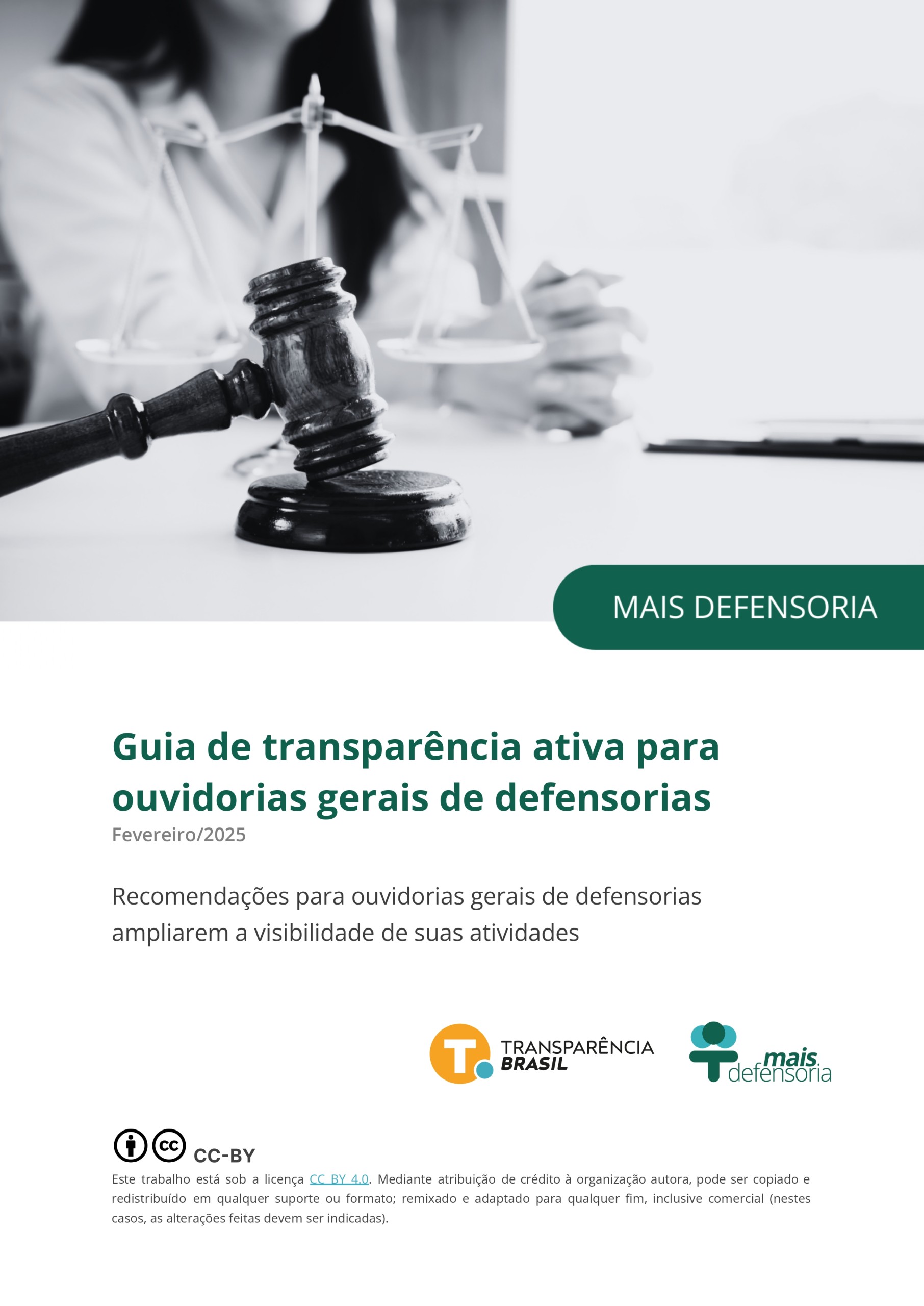 Guia de transparência para ouvidorias de defensorias
