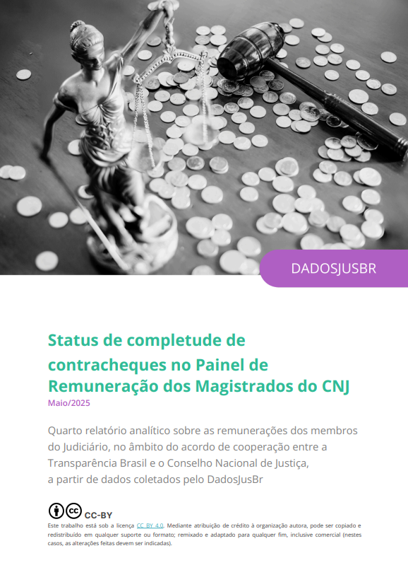 Completude de contracheques no Painel de Remuneração do CNJ 2025