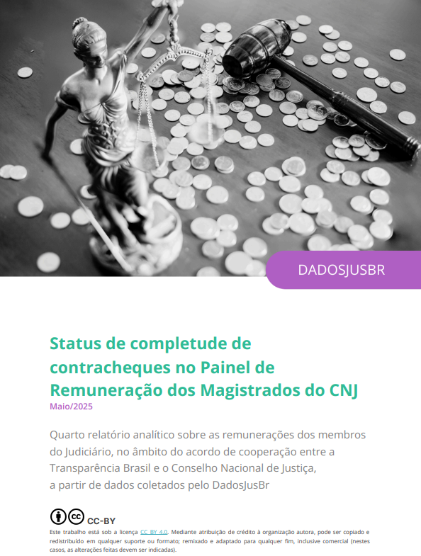 Completude de contracheques no Painel de Remuneração do CNJ 2025